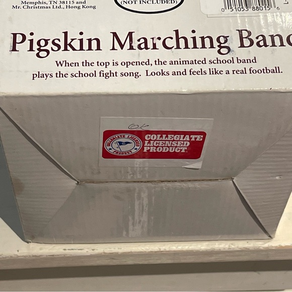 A&M university vintage football pigskin marching band music box - Picture 11 of 11